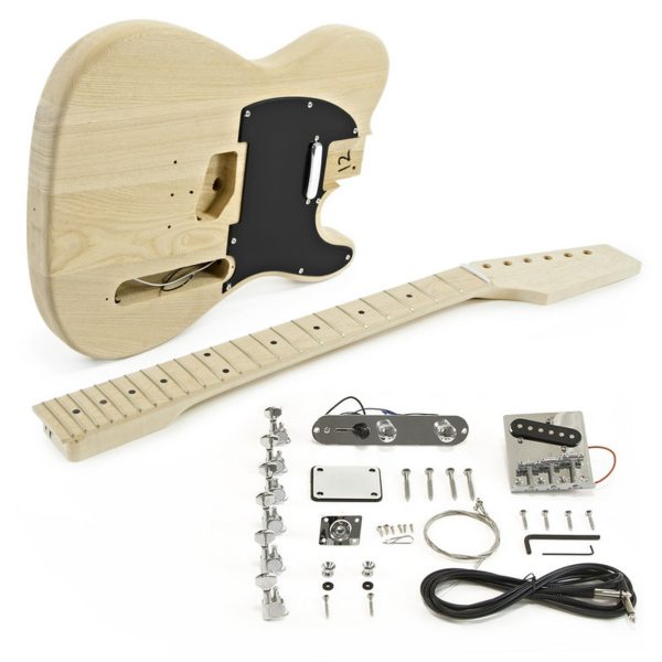 Knoxville Electric Guitar DIY Kit, Ash Body