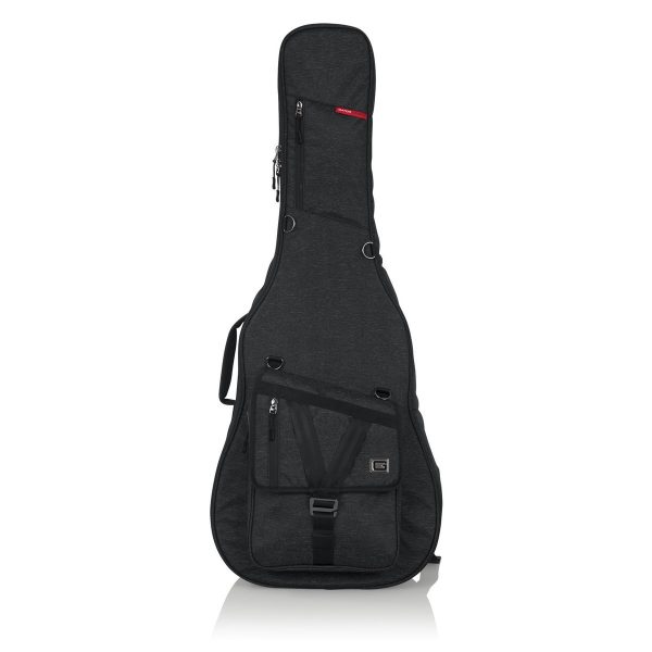 Gator GT-ACOUSTIC-BLK Transit Series Acoustic Guitar Bag Black 716408544236 GAT1358