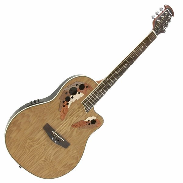 Deluxe Roundback Electro Acoustic by Gear4music Natural - Nearly New 5060166240097 RB-200-NT