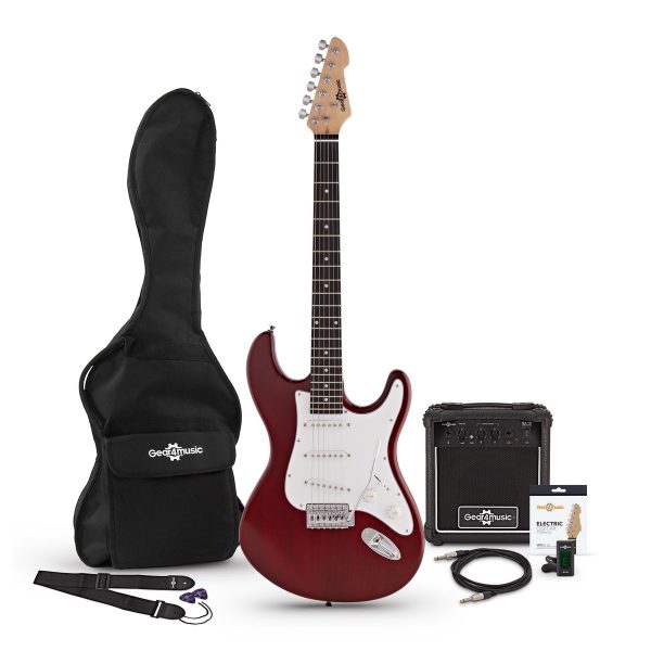 LA Electric Guitar + Amp Pack Red 5060166240011 001E-RWAMP