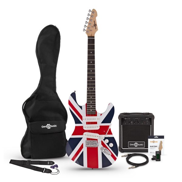 LA Electric Guitar + Amp Pack Union Jack 5060218386995 001UNIONAMP