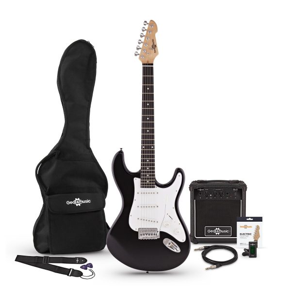 LA Electric Guitar + Amp Pack Black 5060166240004 001EAMP