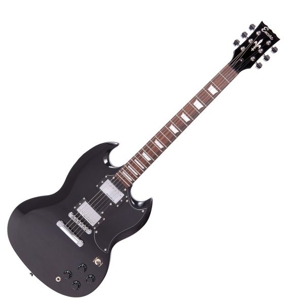 Encore E69 Electric Guitar Black 5051548018908 E69BLK