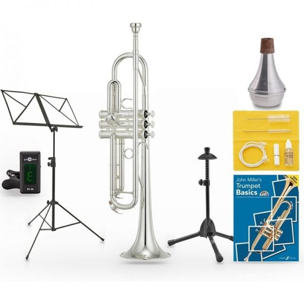 Yamaha YTR4335GSII Intermediate Trumpet Package Silver BYTR4335GSII-PACK090121 4957812503365