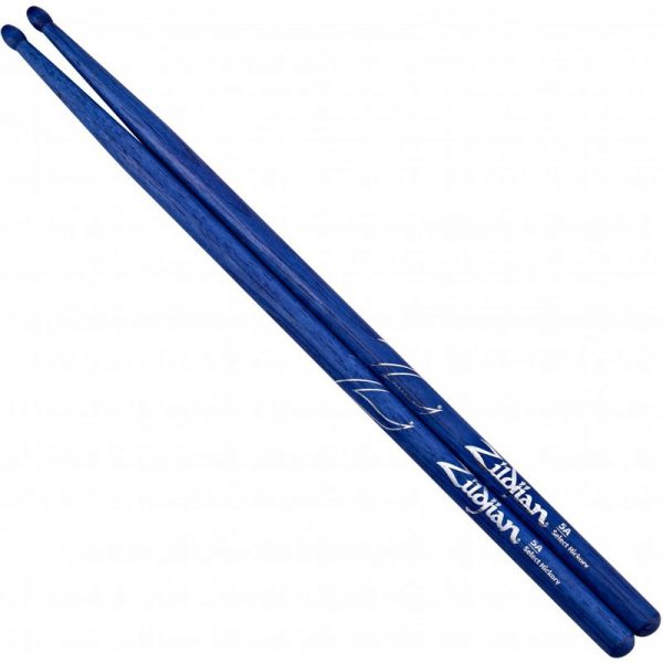 Zildjian 5A Blue Wood Tip Drumsticks Z5ABU090121 642388317327