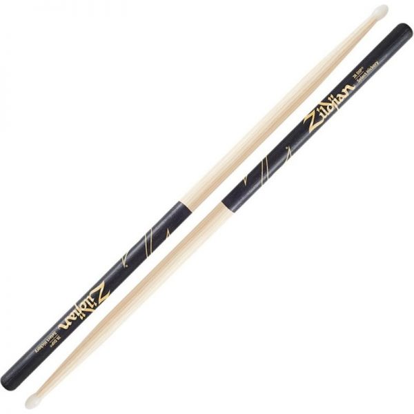 Zildjian 7A Nylon Tip Black Dip Drumsticks Z7AND090121 642388318416