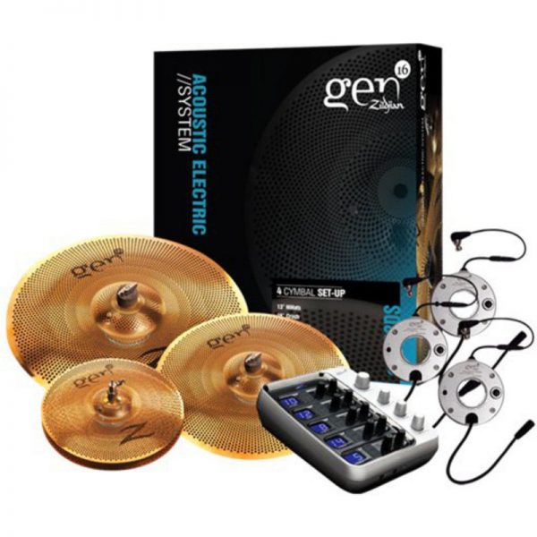 Zildjian G16BS2DS Gen16 Buffed Bronze 3 Cymbal Set with Processor G16BS2DS090121 642388311080