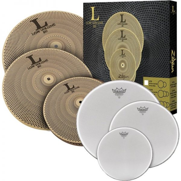 Zildjian Low Volume / Remo Silentstroke American Fusion Practice Pack LV468-SILENT-AM-FUSION090121
