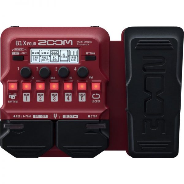 Zoom B1X FOUR Bass Multi-Effects Pedal B1X FOUR090121 4515260020720