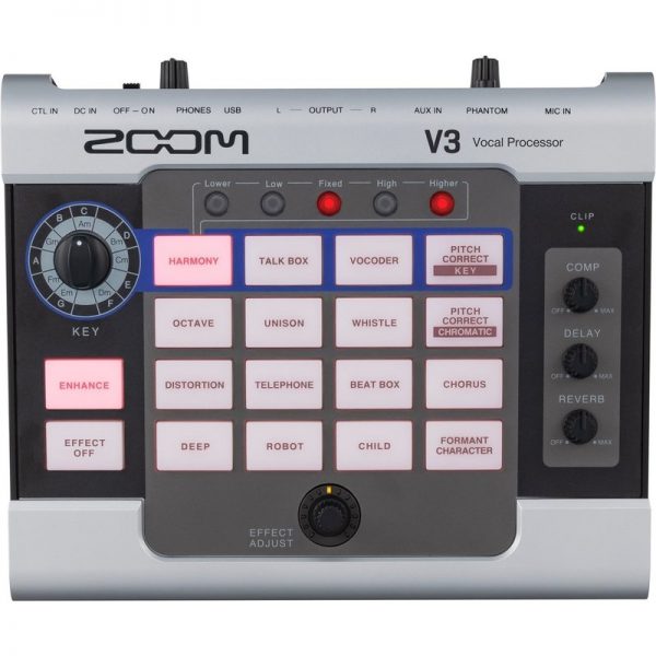 Zoom V3 Vocal Processor 317553090121 4515260023356