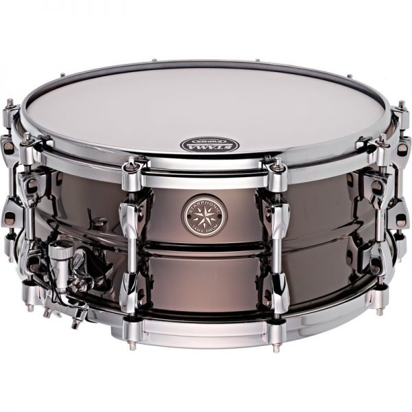 Tama Starphonic 14" x 6 Steel Snare Drum Black Steel PST146300322 4515110709232