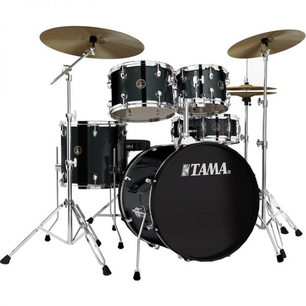 Tama Rhythm Mate 5pc Fusion Drum Kit Black RM50YH6-BK300322 4515276639947