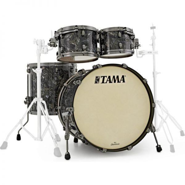 Tama Starclassic Maple 4pc Drum Shell Pack Charcoal Swirl MR42TZUS-CCL300322 20190133527001