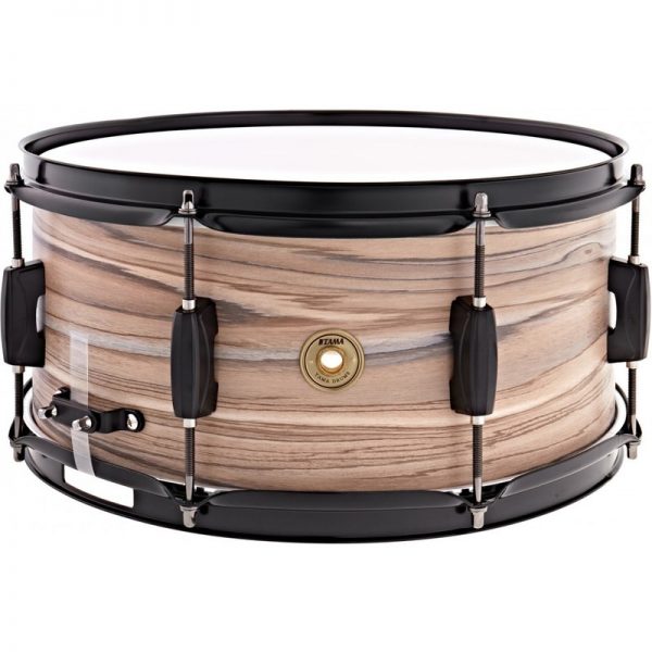 Tama Woodworks 14" x 6.5" Snare Drum Natural Zebrawood Wrap WP1465BK-NZW300322 4549763227935