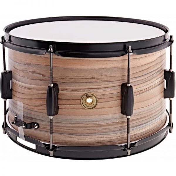 Tama Woodworks 14" x 8" Snare Drum Natural Zebrawood Wrap WP148BK-NZW300322 4549763227959
