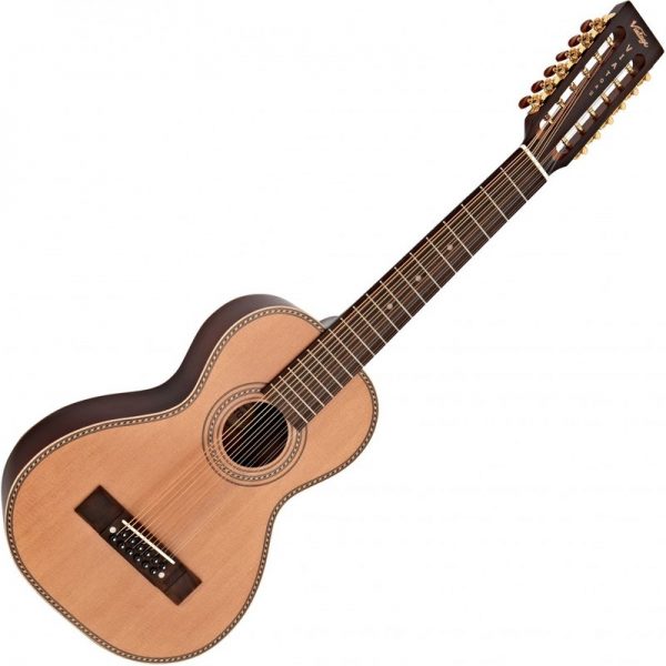 Vintage Viator V12 Unison Electro Acoustic Guitar VTR800PB-12300322 5051548027924