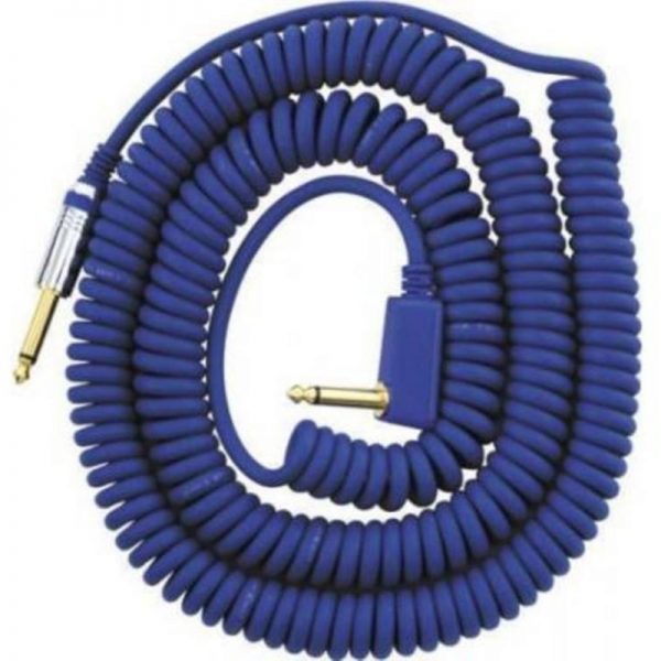 Vox VCC Vintage Coiled Cable Quality 9m Cable With Mesh Bag Blue VCC090BL300322 4959112031487
