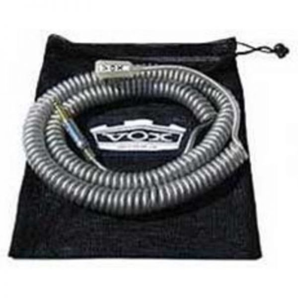Vox VCC Vintage Coiled Cable Quality 9m Cable & Mesh Bag Silver VCC090SL300322 4959112031463