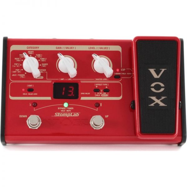 Vox StompLab IIB Bass Guitar Multi-Effects with Expression Pedal SL2B300322 4959112099180