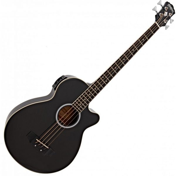 Washburn AB5 Acoustic Bass Black WAS2085300322 801128018584