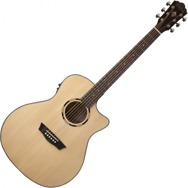 Washburn WLO10SCE Electro Acoustic Natural WAS2062300322 801128793146