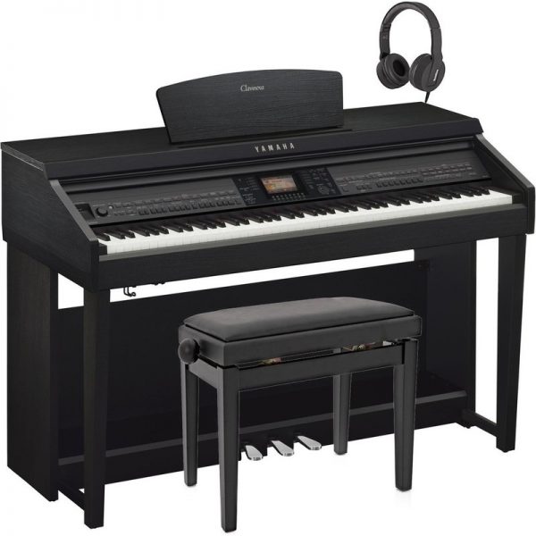 Yamaha CVP 701 Clavinova Digital Piano Pack Black Walnut NCVP701BUK-PACK300322 4957812580380
