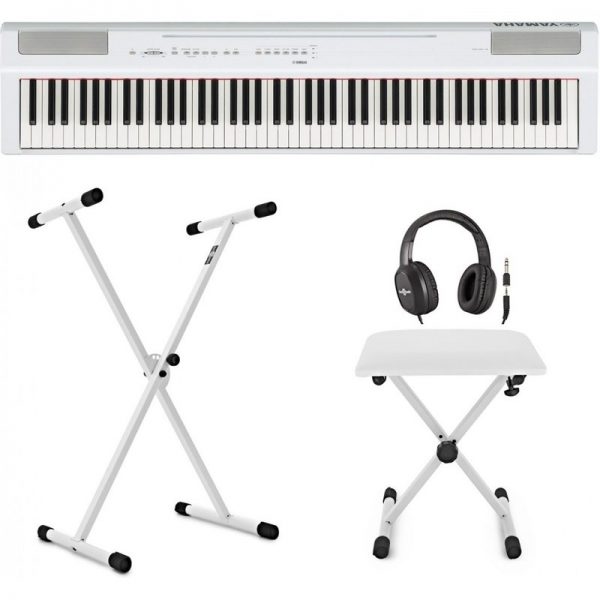 Yamaha P125 Digital Piano X Frame Package White NP125WH-XKEYS300322 4957812624824