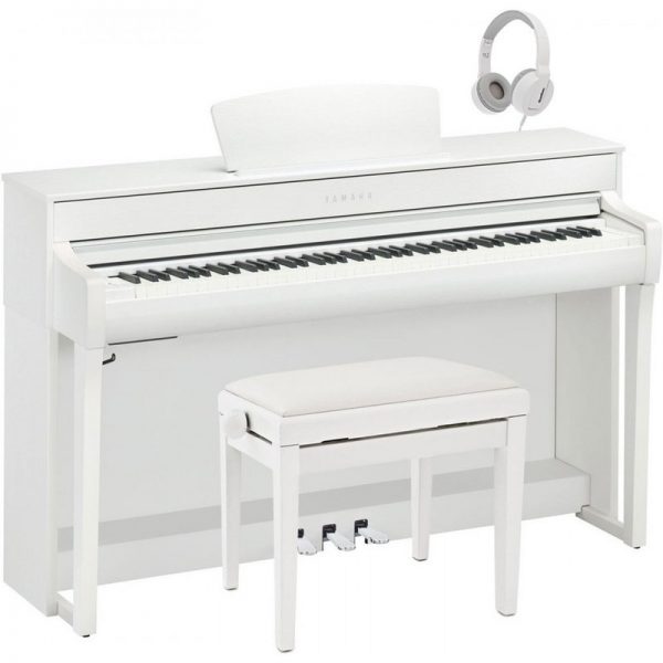 Yamaha CLP 735 Digital Piano Package Satin White NCLP735WHUK-PACK300322 4957812654265
