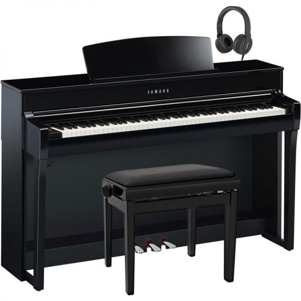 Yamaha CLP 745 Digital Piano Package Polished Ebony NCLP745PEUK-PACK300322 4957812655040