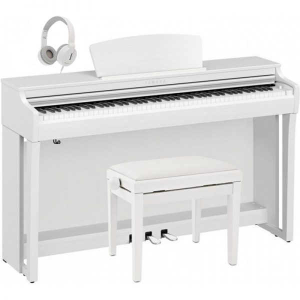 Yamaha CLP 725 Digital Piano Package Satin White NCLP725WHUK-PACK300322 4957812653565
