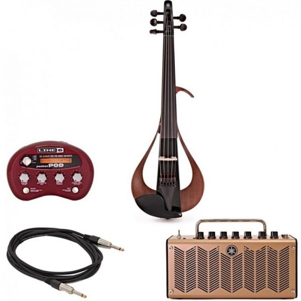 Yamaha YEV105B 5 String Electric Violin THR5 Amp & Pocket POD KYEV105B-GTHR5AUK-GPOCKETPOD300322 4957812598897