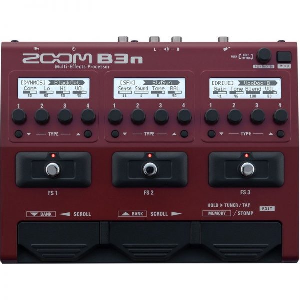 Zoom B3n Effects and Amp Simulator Pedal ZOOM-B3N300322 4515260017379