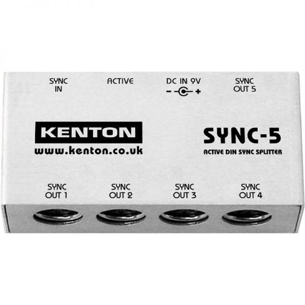Kenton SYNC-5 1 In to 5 DIN Sync Box (No MIDI) SYNC5-UK300322 5060491450574