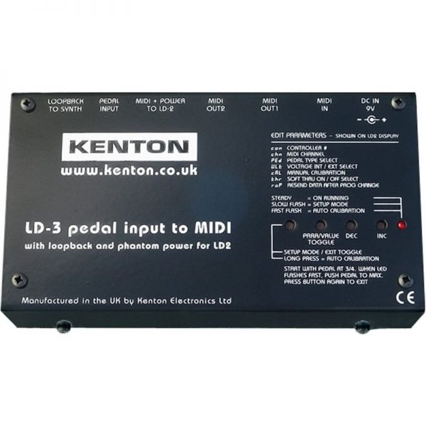Kenton LD3 PRO Programmable Pedal to MIDI Converter LD3PRO-UK300322 5060491450239