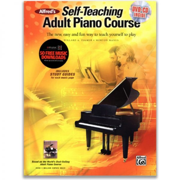 Self-Teaching Adult Piano Course Book & DVD 37230 38081415871