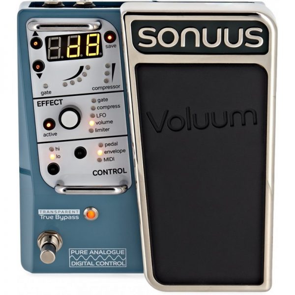 Sonuus Voluum Analog volume FX Pedal for Guitar and Bass SO-2001001 5060188630050