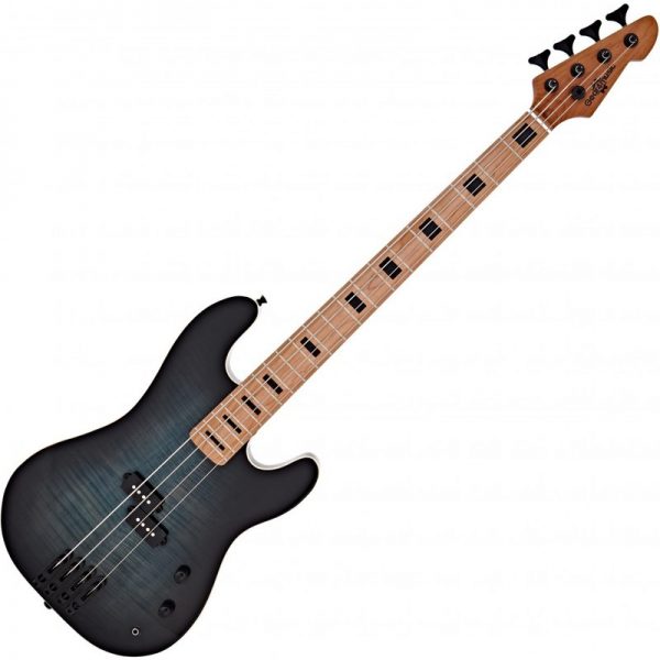 LA Select Bass Guitar by Gear4music Denim Burst BG-LAS-DB 5055888837403